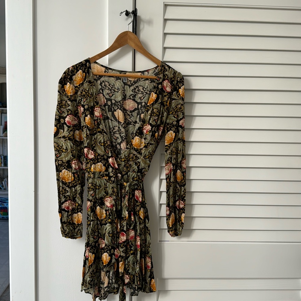 Floral Wrap Dress
